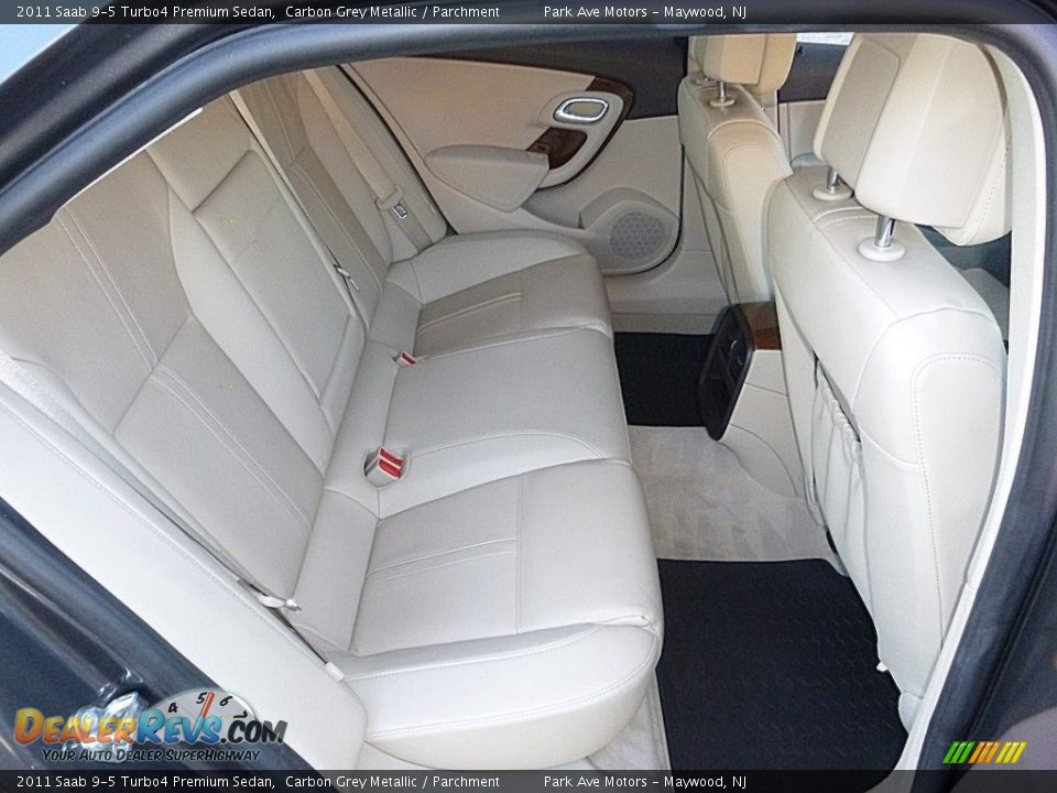 2011 Saab 9-5 Turbo4 Premium Sedan Carbon Grey Metallic / Parchment Photo #24