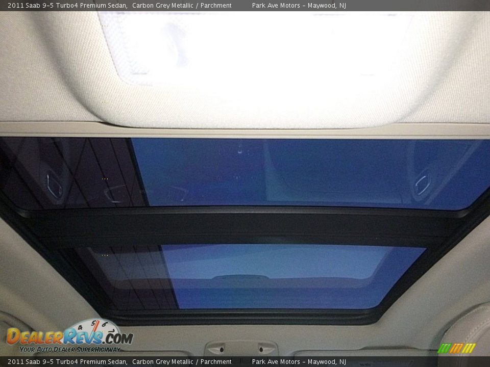 2011 Saab 9-5 Turbo4 Premium Sedan Carbon Grey Metallic / Parchment Photo #26