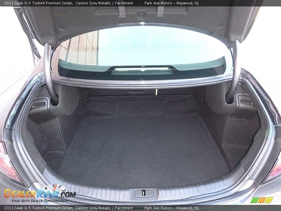 2011 Saab 9-5 Turbo4 Premium Sedan Carbon Grey Metallic / Parchment Photo #27