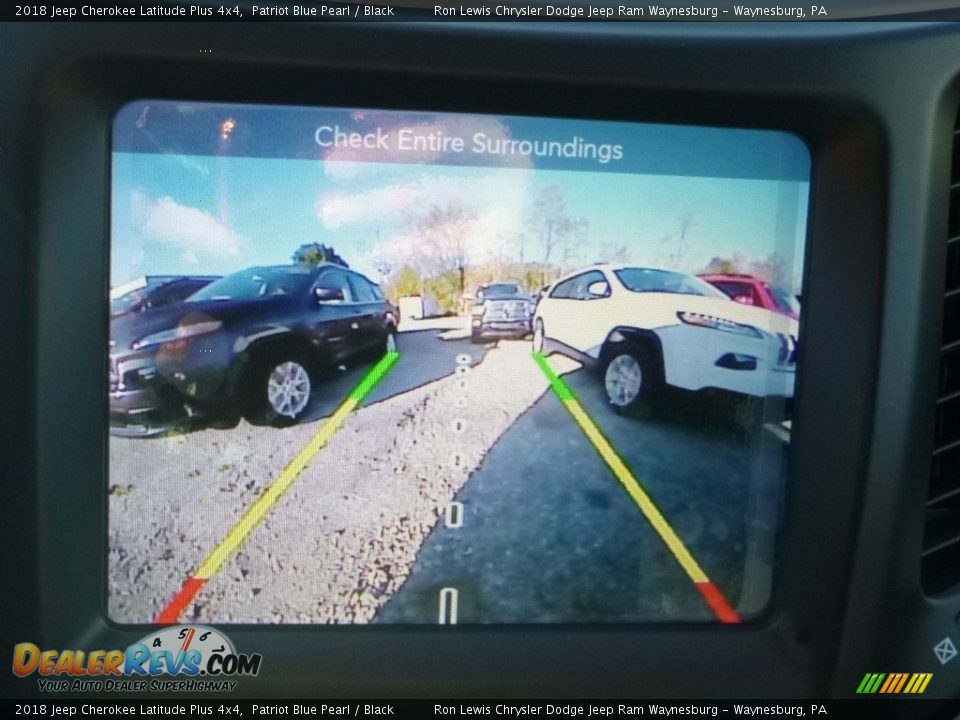 2018 Jeep Cherokee Latitude Plus 4x4 Patriot Blue Pearl / Black Photo #18