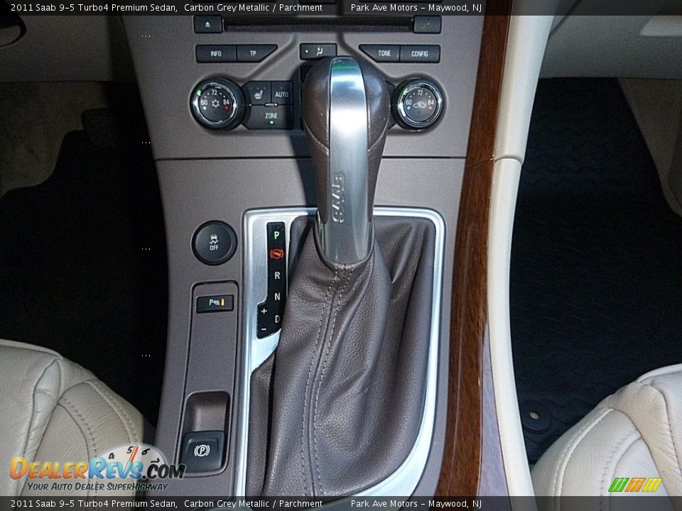 2011 Saab 9-5 Turbo4 Premium Sedan Carbon Grey Metallic / Parchment Photo #32