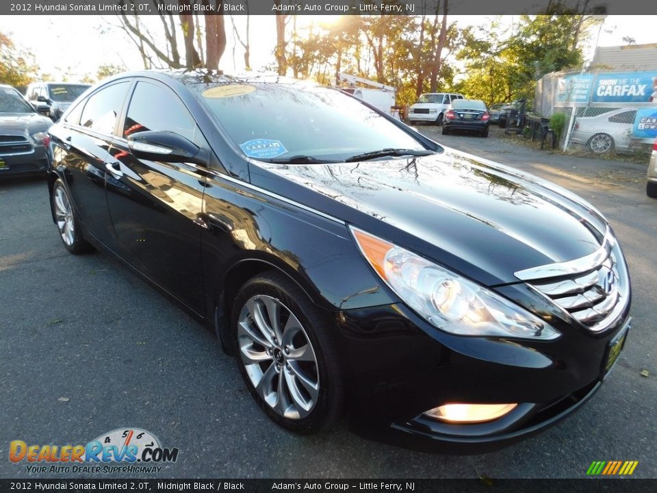 2012 Hyundai Sonata Limited 2.0T Midnight Black / Black Photo #3