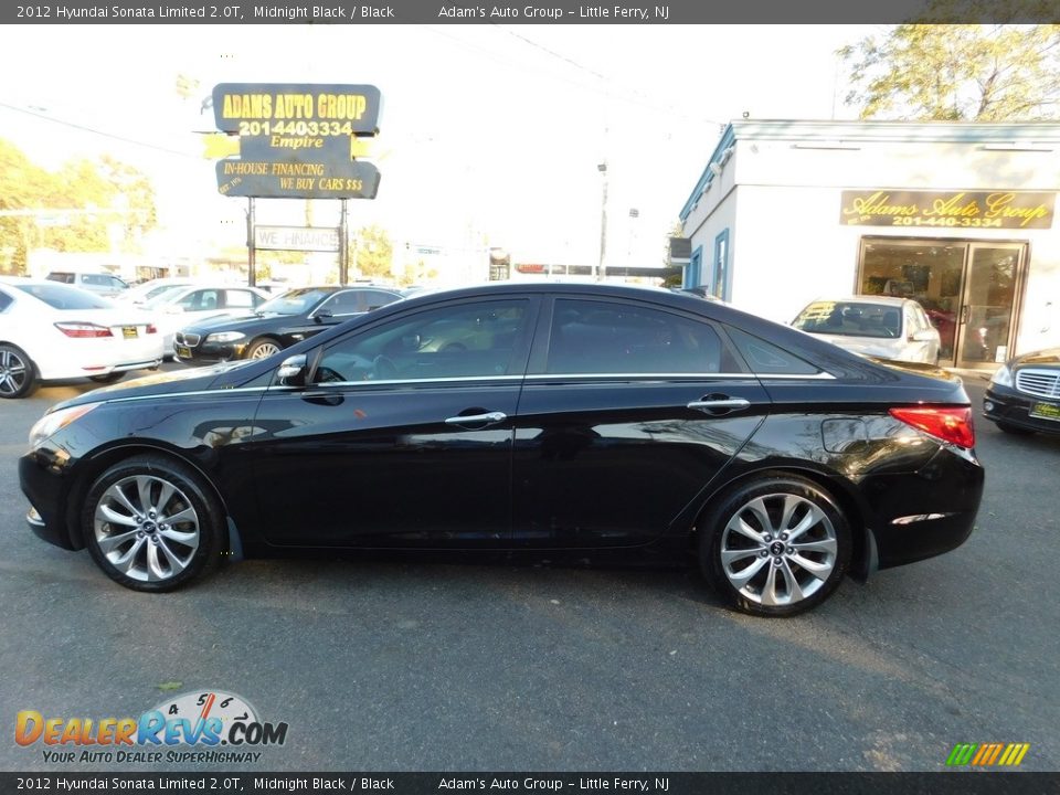 2012 Hyundai Sonata Limited 2.0T Midnight Black / Black Photo #8