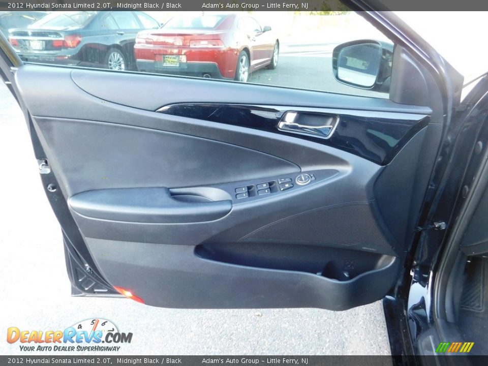 2012 Hyundai Sonata Limited 2.0T Midnight Black / Black Photo #9