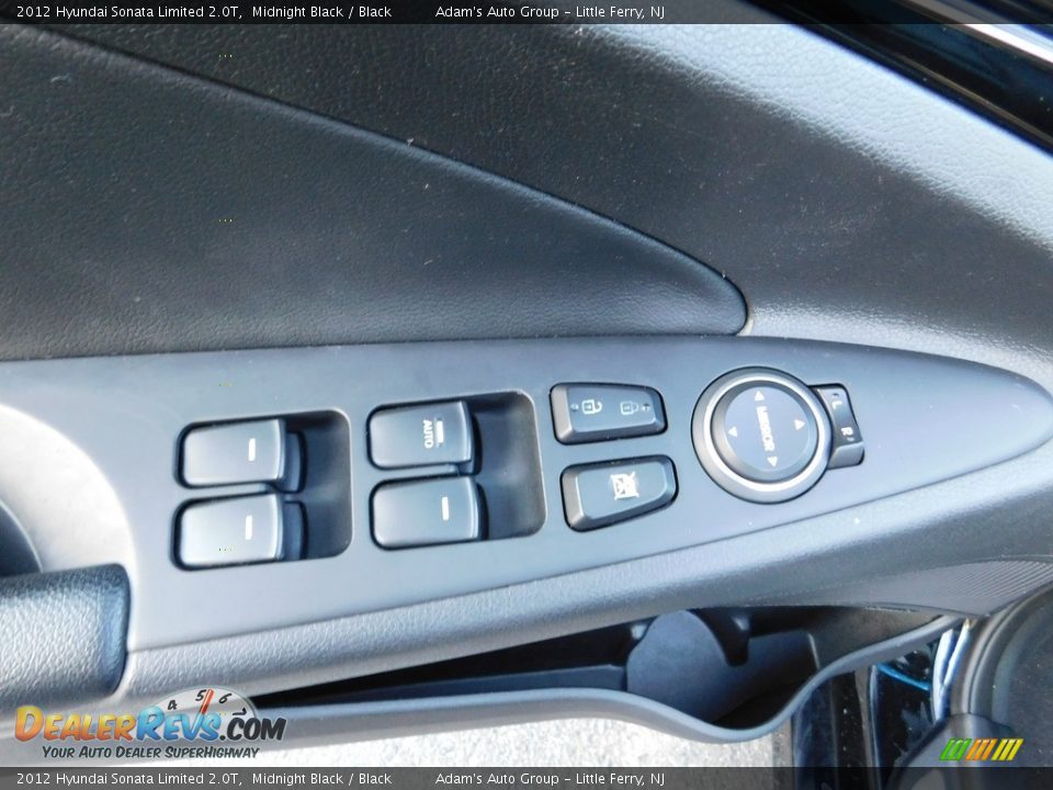 2012 Hyundai Sonata Limited 2.0T Midnight Black / Black Photo #10