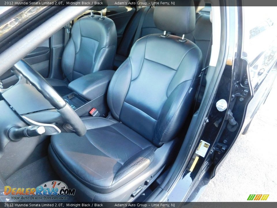 2012 Hyundai Sonata Limited 2.0T Midnight Black / Black Photo #12