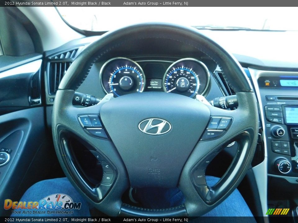 2012 Hyundai Sonata Limited 2.0T Midnight Black / Black Photo #15