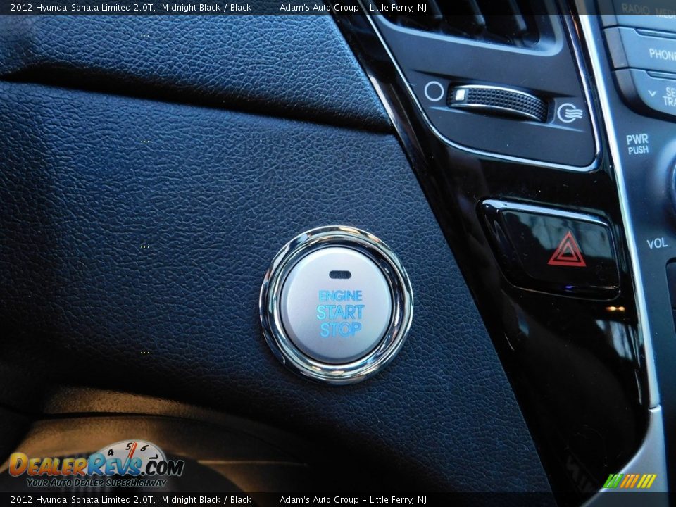 2012 Hyundai Sonata Limited 2.0T Midnight Black / Black Photo #16