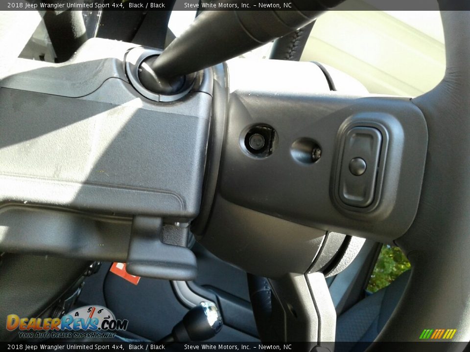 2018 Jeep Wrangler Unlimited Sport 4x4 Black / Black Photo #16