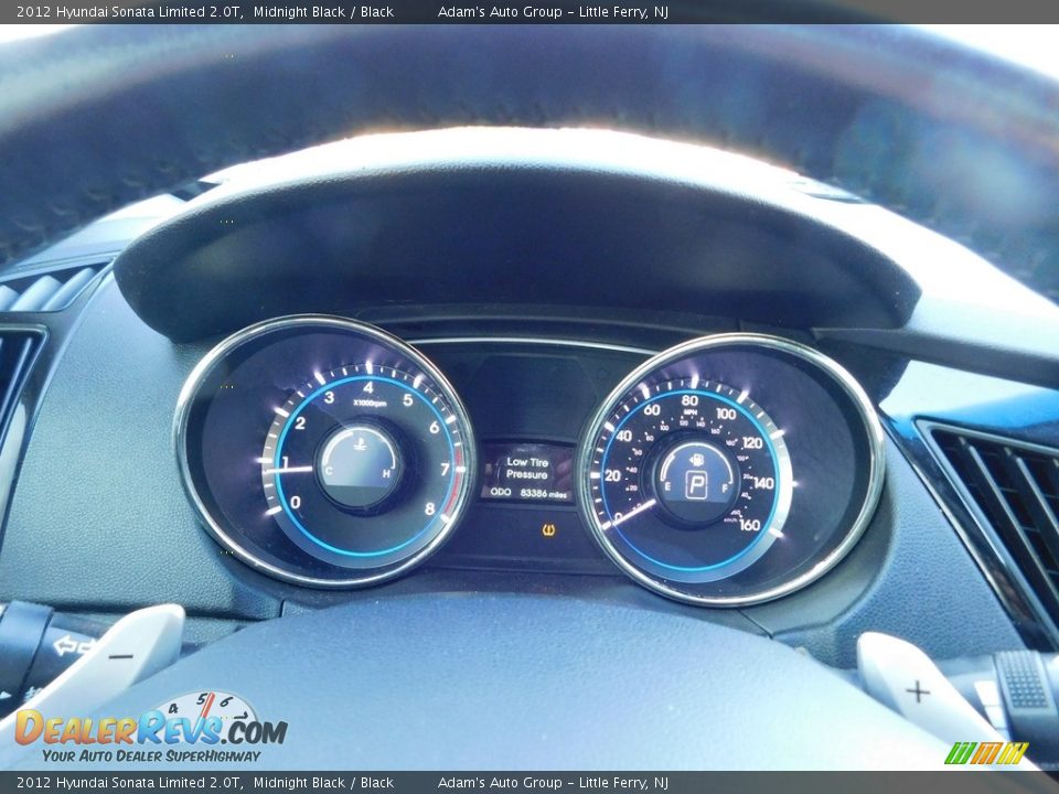 2012 Hyundai Sonata Limited 2.0T Midnight Black / Black Photo #18
