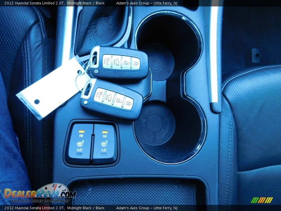 2012 Hyundai Sonata Limited 2.0T Midnight Black / Black Photo #20