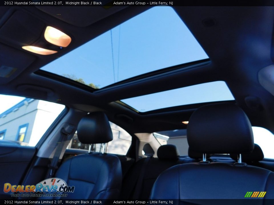 2012 Hyundai Sonata Limited 2.0T Midnight Black / Black Photo #21