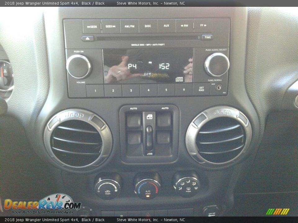 2018 Jeep Wrangler Unlimited Sport 4x4 Black / Black Photo #20