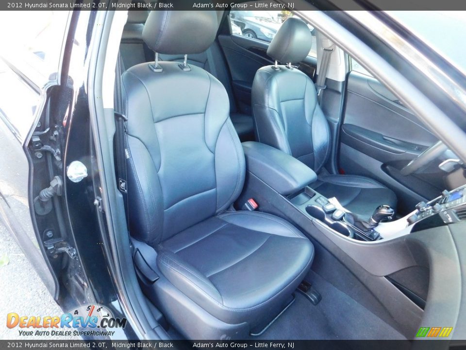2012 Hyundai Sonata Limited 2.0T Midnight Black / Black Photo #24