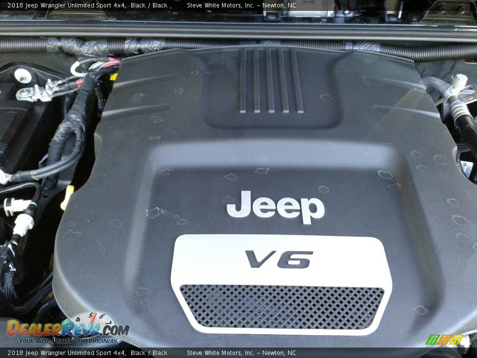 2018 Jeep Wrangler Unlimited Sport 4x4 Black / Black Photo #23