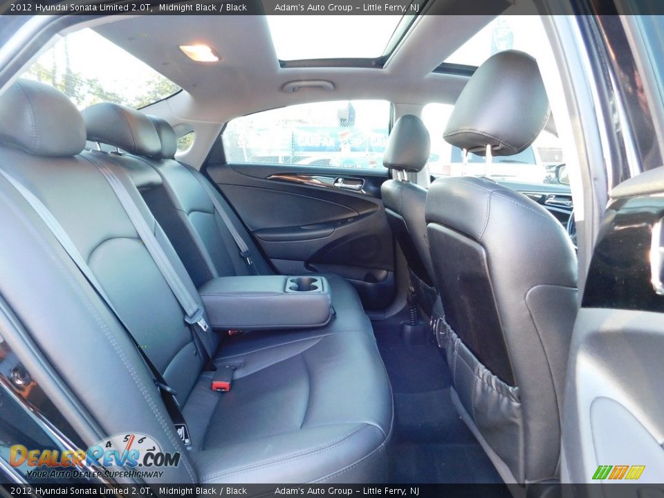 2012 Hyundai Sonata Limited 2.0T Midnight Black / Black Photo #28