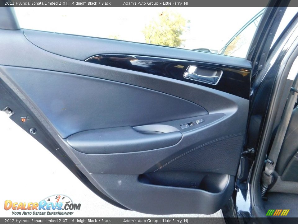 2012 Hyundai Sonata Limited 2.0T Midnight Black / Black Photo #29