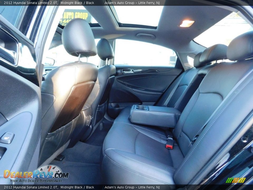 2012 Hyundai Sonata Limited 2.0T Midnight Black / Black Photo #30