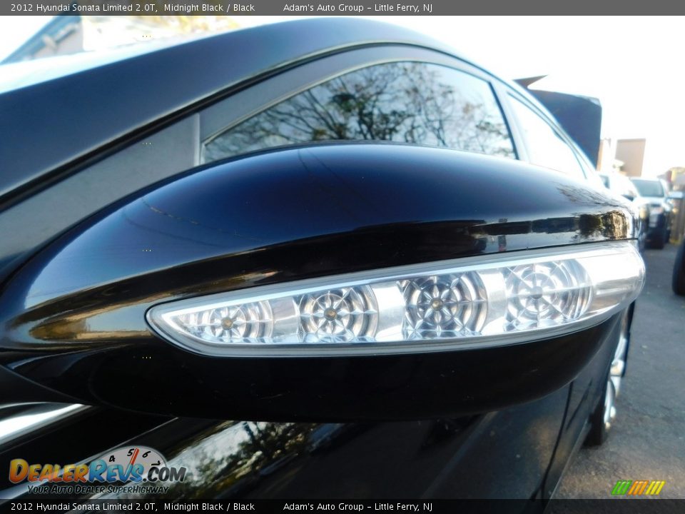 2012 Hyundai Sonata Limited 2.0T Midnight Black / Black Photo #32