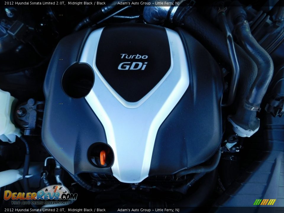 2012 Hyundai Sonata Limited 2.0T Midnight Black / Black Photo #34