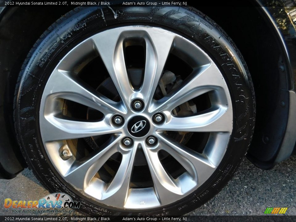 2012 Hyundai Sonata Limited 2.0T Midnight Black / Black Photo #36