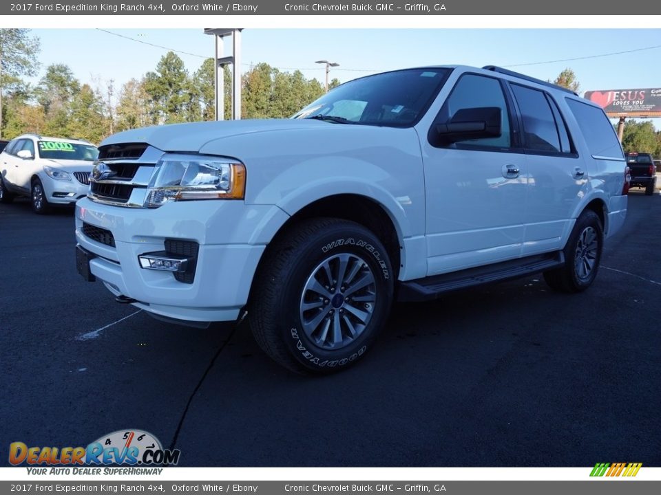 2017 Ford Expedition King Ranch 4x4 Oxford White / Ebony Photo #3