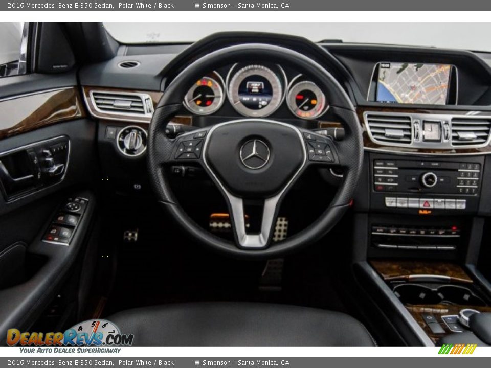 2016 Mercedes-Benz E 350 Sedan Polar White / Black Photo #4