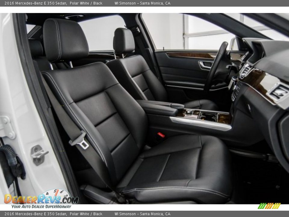 2016 Mercedes-Benz E 350 Sedan Polar White / Black Photo #6