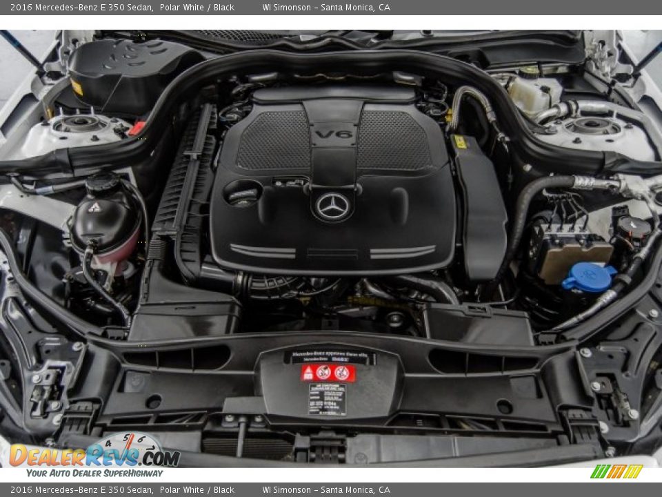 2016 Mercedes-Benz E 350 Sedan Polar White / Black Photo #9