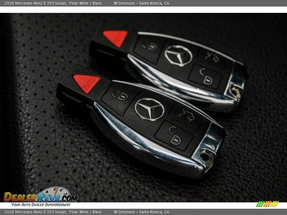 2016 Mercedes-Benz E 350 Sedan Polar White / Black Photo #11