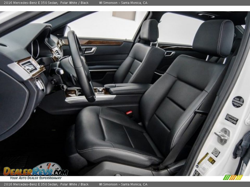 2016 Mercedes-Benz E 350 Sedan Polar White / Black Photo #15