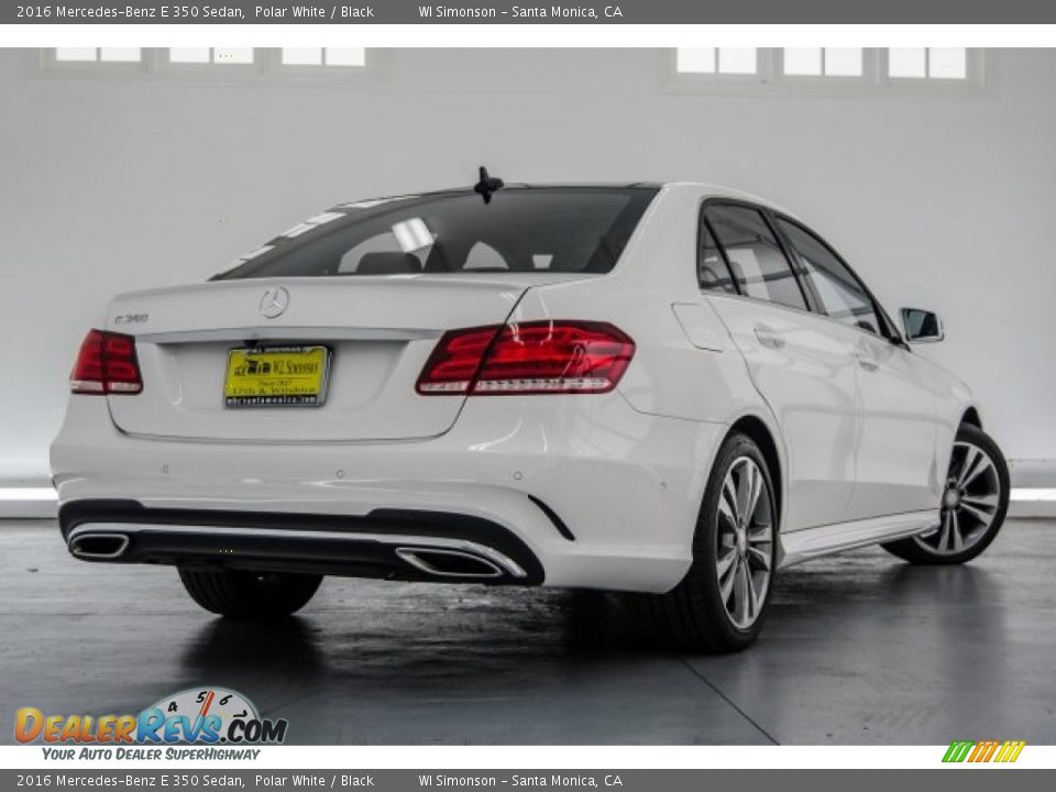 2016 Mercedes-Benz E 350 Sedan Polar White / Black Photo #16