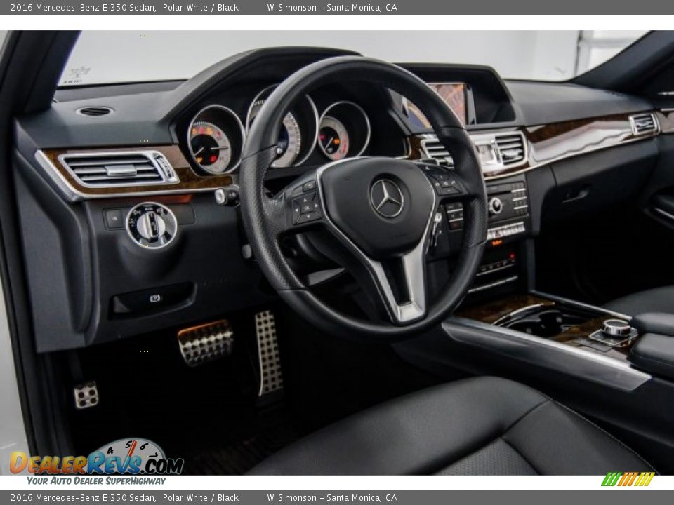 2016 Mercedes-Benz E 350 Sedan Polar White / Black Photo #20