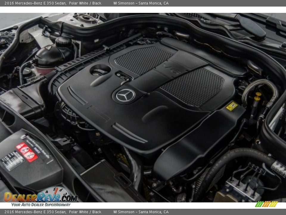 2016 Mercedes-Benz E 350 Sedan Polar White / Black Photo #27