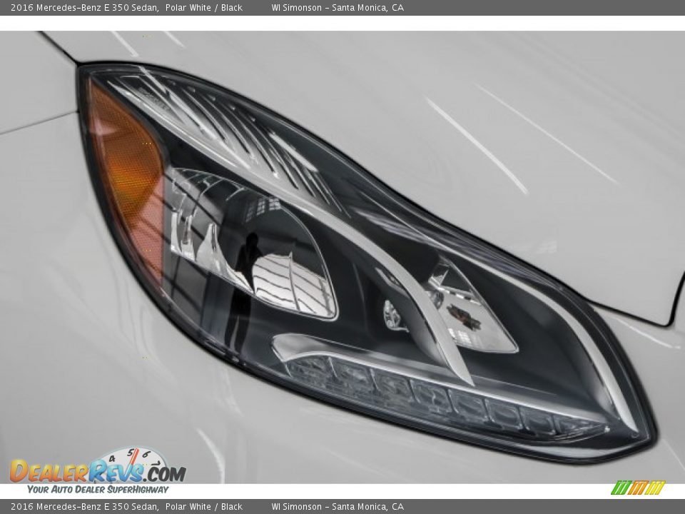 2016 Mercedes-Benz E 350 Sedan Polar White / Black Photo #28