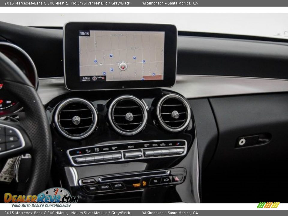 2015 Mercedes-Benz C 300 4Matic Iridium Silver Metallic / Grey/Black Photo #4