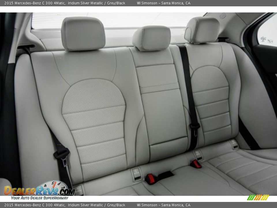 2015 Mercedes-Benz C 300 4Matic Iridium Silver Metallic / Grey/Black Photo #13