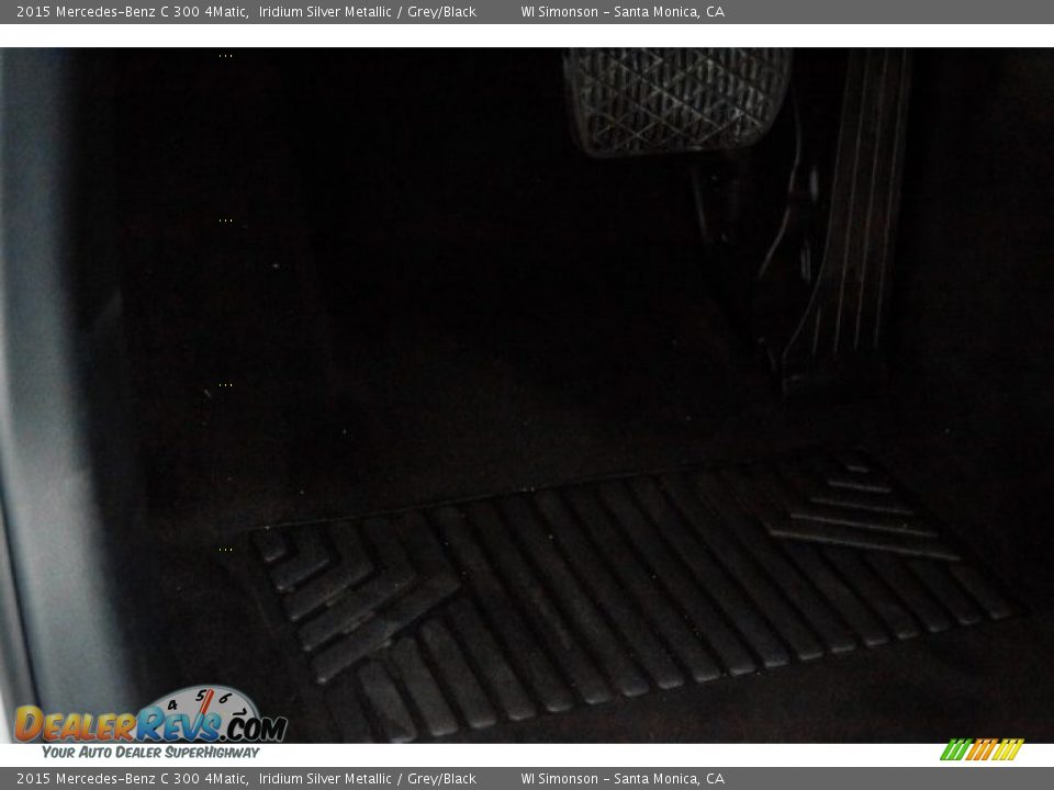 2015 Mercedes-Benz C 300 4Matic Iridium Silver Metallic / Grey/Black Photo #22