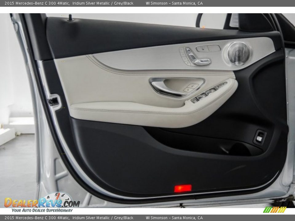 2015 Mercedes-Benz C 300 4Matic Iridium Silver Metallic / Grey/Black Photo #23