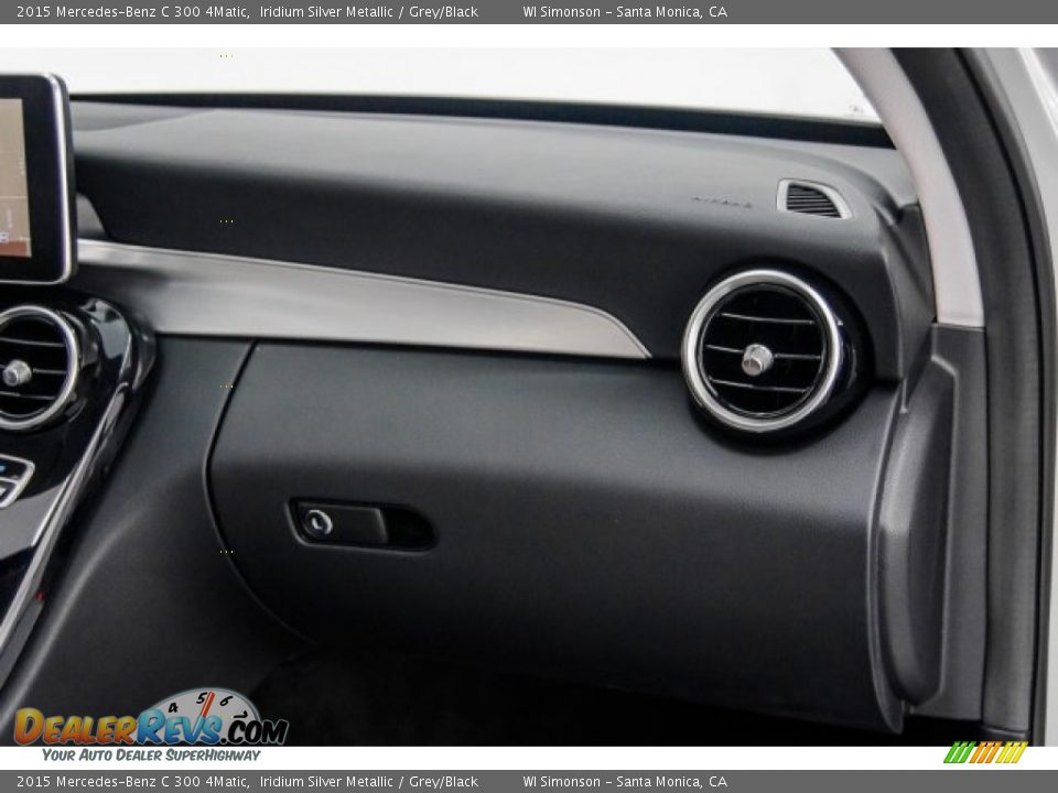 2015 Mercedes-Benz C 300 4Matic Iridium Silver Metallic / Grey/Black Photo #26