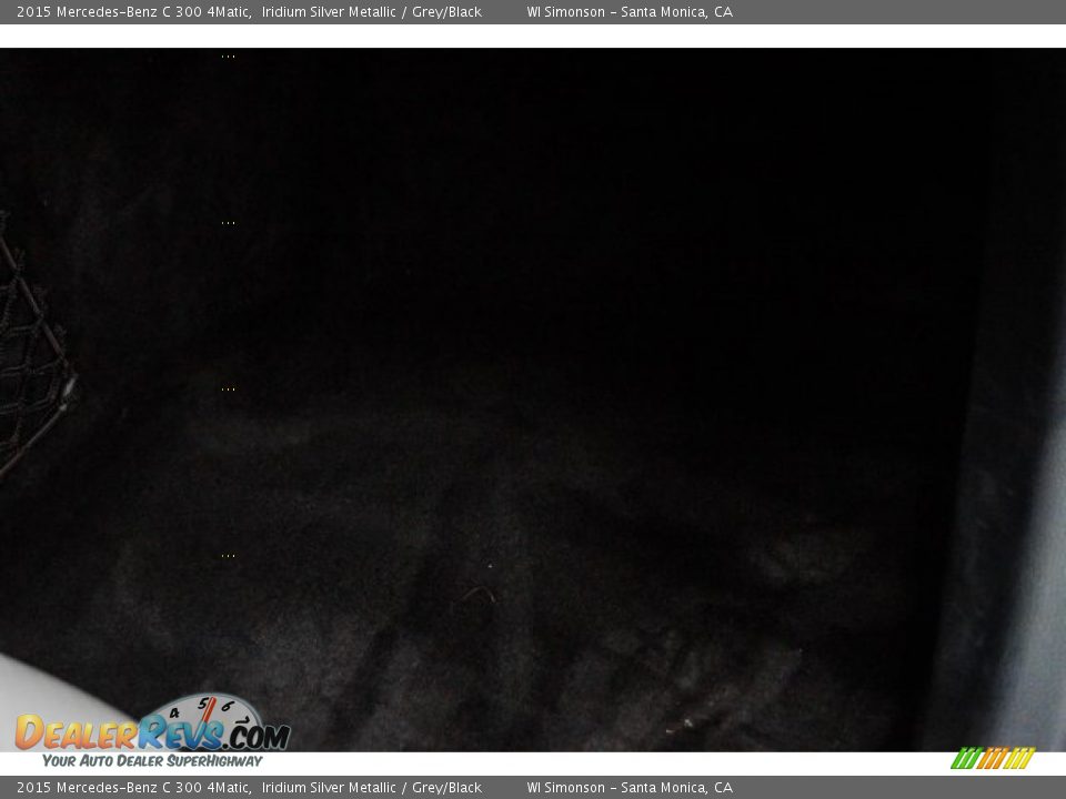 2015 Mercedes-Benz C 300 4Matic Iridium Silver Metallic / Grey/Black Photo #27