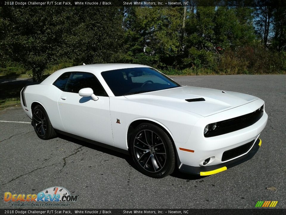 2018 Dodge Challenger R/T Scat Pack White Knuckle / Black Photo #4