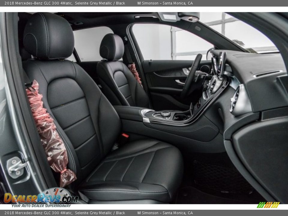 2018 Mercedes-Benz GLC 300 4Matic Selenite Grey Metallic / Black Photo #2