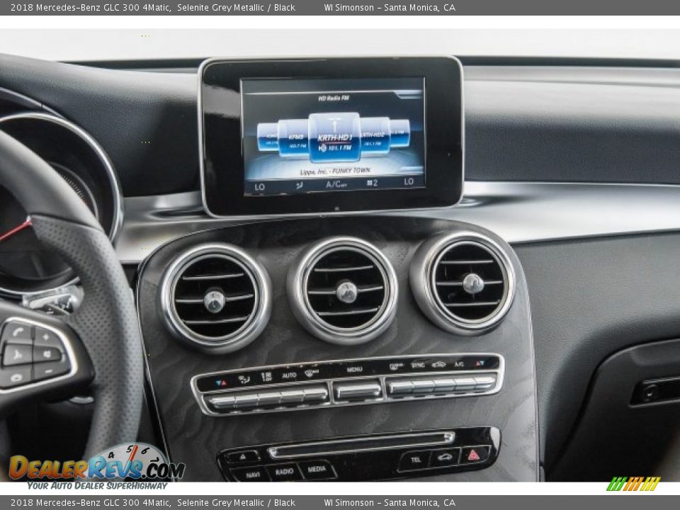 2018 Mercedes-Benz GLC 300 4Matic Selenite Grey Metallic / Black Photo #5