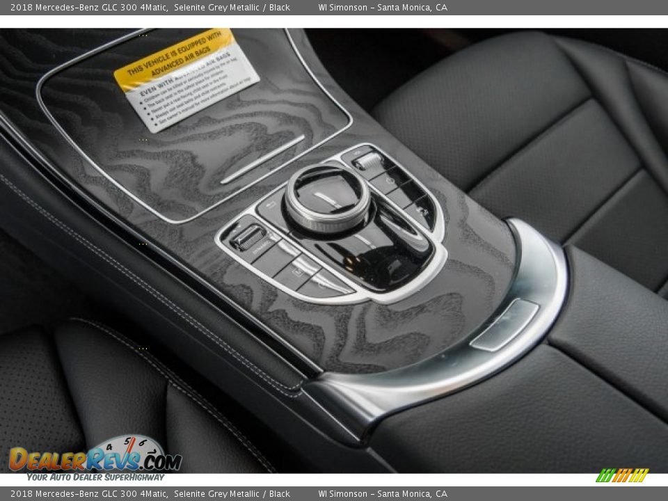 2018 Mercedes-Benz GLC 300 4Matic Selenite Grey Metallic / Black Photo #7