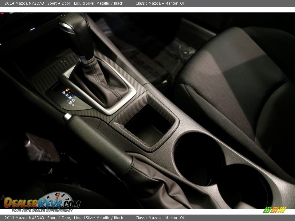 2014 Mazda MAZDA3 i Sport 4 Door Liquid Silver Metallic / Black Photo #10