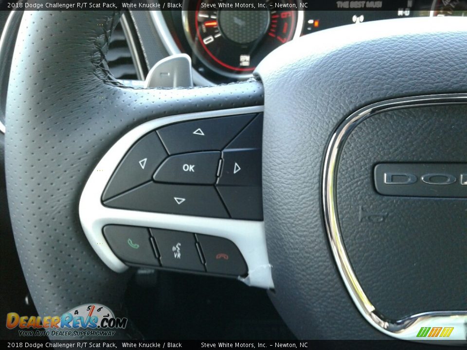 2018 Dodge Challenger R/T Scat Pack White Knuckle / Black Photo #16