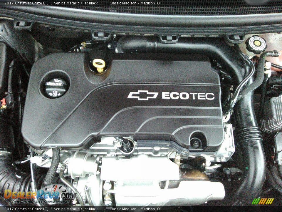 2017 Chevrolet Cruze LT Silver Ice Metallic / Jet Black Photo #20