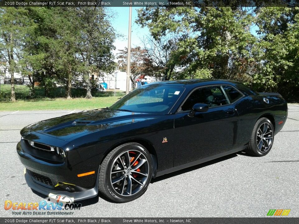 2018 Dodge Challenger R/T Scat Pack Pitch Black / Black Photo #2