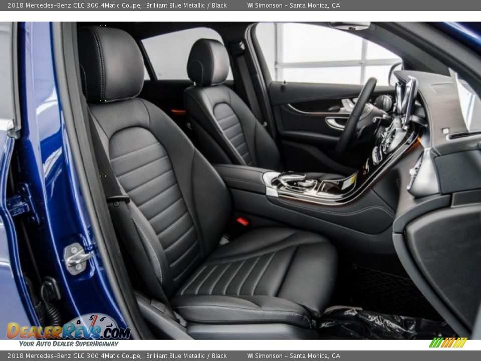 Black Interior - 2018 Mercedes-Benz GLC 300 4Matic Coupe Photo #2